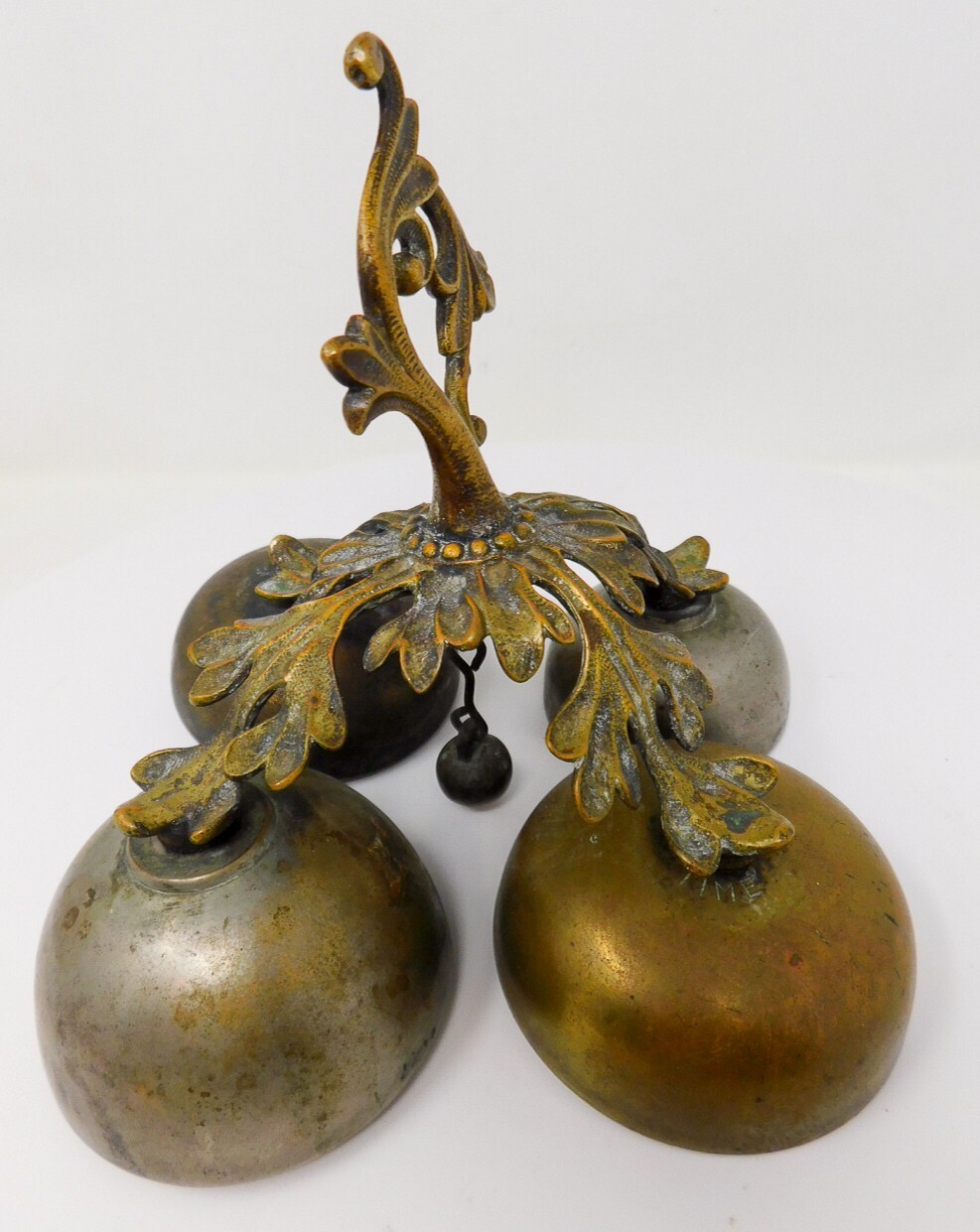 Antique Quadruple Bell Set for Tabletop or to Hang on Shop Door Late ...