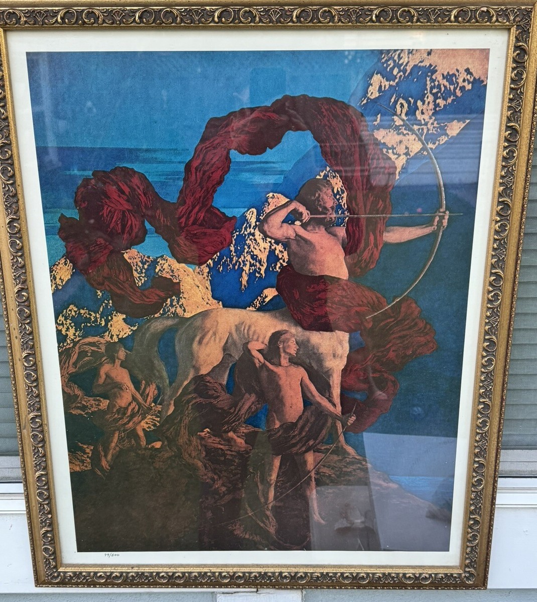 Jason And His Teacher ~ Maxfield Parrish~ Limited Edition