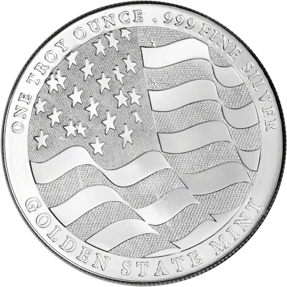 1 oz. Golden State Mint Silver Round Eagle Design .999 Fine | eBay