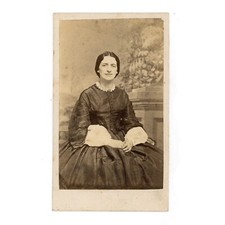 Civil War Era Women in Fancy Dress and Ornate Painted Background
