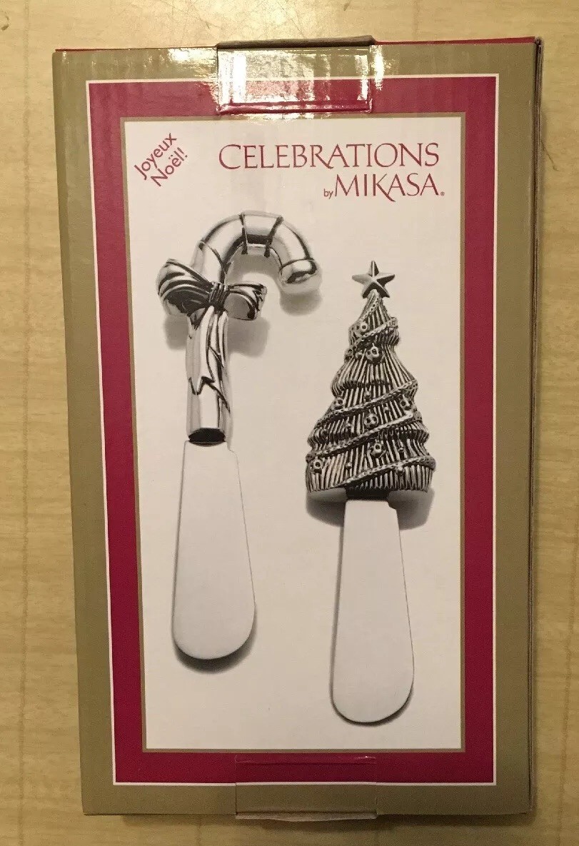 Celebrations By Mikasa 2Piece Christmas Spreader Set eBay