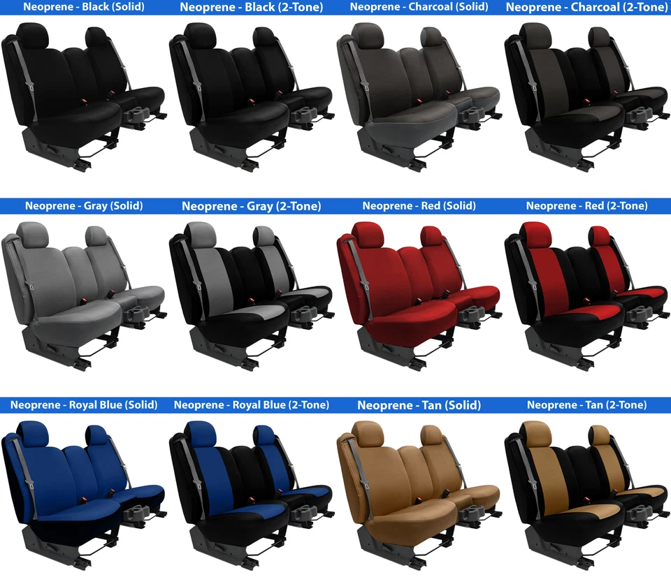 Fundas de asiento de neopreno genuinas para Chevrolet Malibu Limited 2016 Foto 2 de 4