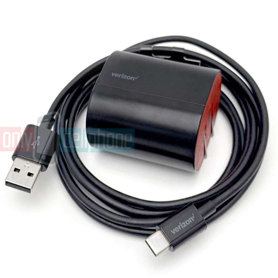 Verizon USB Fast Charger & 6FT USB-C Cable for Galaxy S23/22/21/20/Plus/Ultra/FE - Image 2 of 4