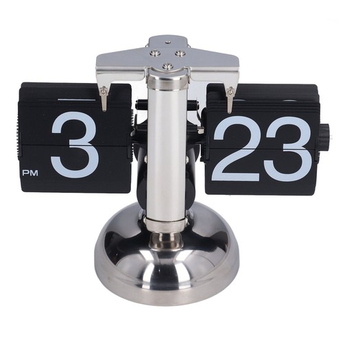 Flip Clock Accurate Time Unique Fashionable Retro Auto Page Turning Quartz YA - Picture 3 of 12