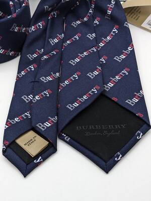 BURBERRY 23ss Black Logo Tie ネクタイ ロゴ 限定 BURBERRY 23ss Black Logo Tie ネクタイ ロゴ 限定