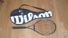 Wilson Court Slam Xtra Long Tennis Racket - New Pro Sensation Grip Wrap 4 1/4"