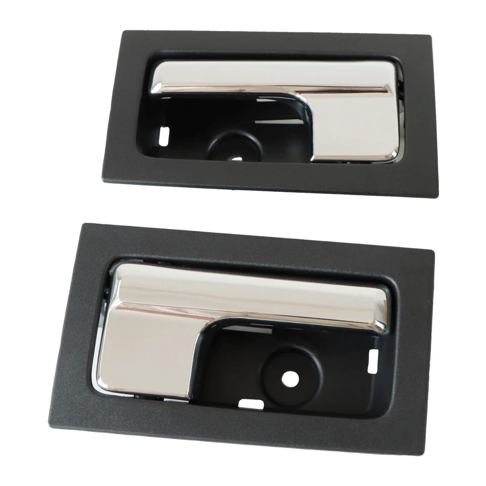 Inside Interior Door Handle Driver Pair Platinum Chrome For Ford F150 09-14 3.5L - Image 2 of 4