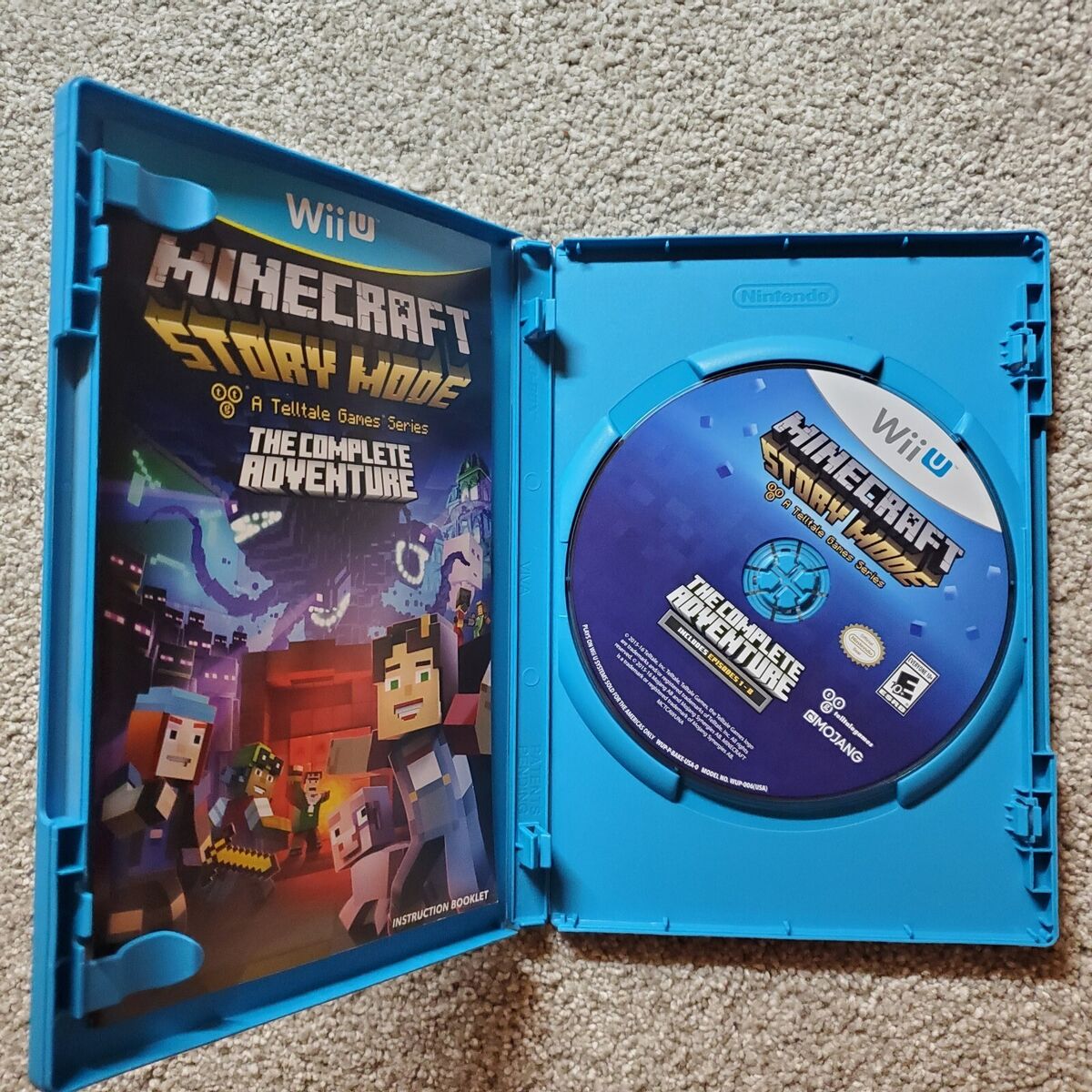 Minecraft: Story Mode The Complete Adventure - Nintendo Wii U, Nintendo  Wii U