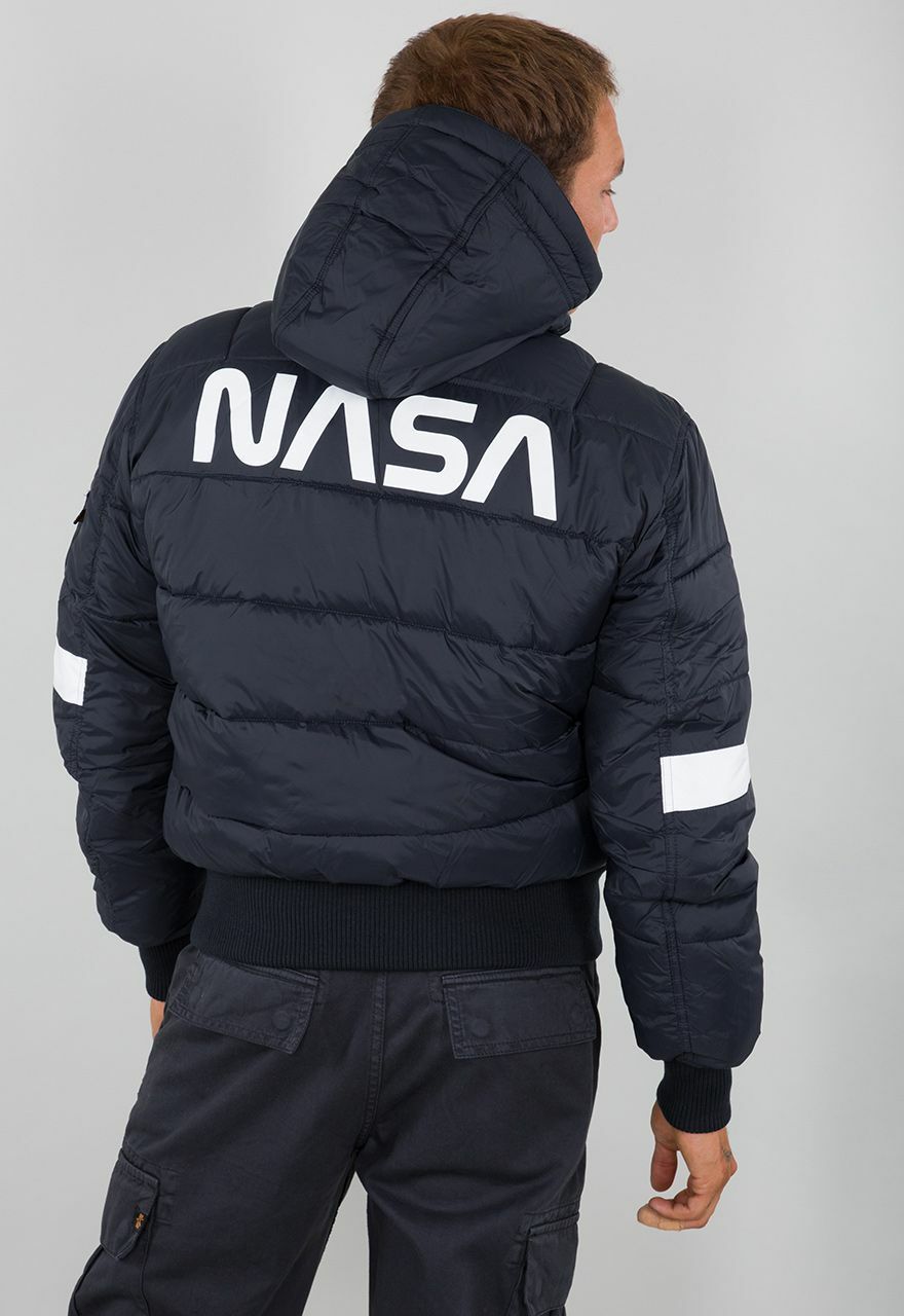 alpha industries hooded puffer fd nasa