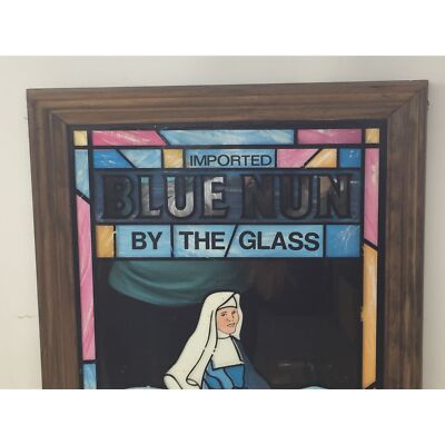 Blue Nun パブミラー ヴィンテージ Vintage Blue Nun By The Glass