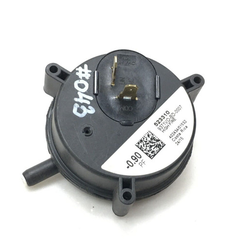 MPL 9371VO-BD-0007 Furnace Air Pressure Switch 523310 0.90" used #O43