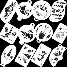 Unicorn Face Body Paint Stencils Painting Stencils FOR Kids Many Shapes Template