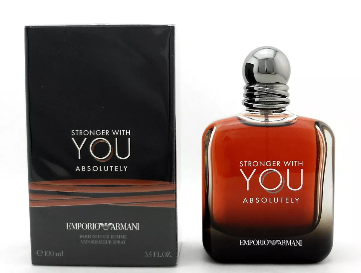 Giorgio Armani Stronger With You ABSOLUTELY 3.4oz.Parfum Spray New