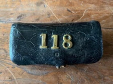 RARE ANTIQUE AMMO PORTABLE CARRYING CARTRIDGE CASE BOX