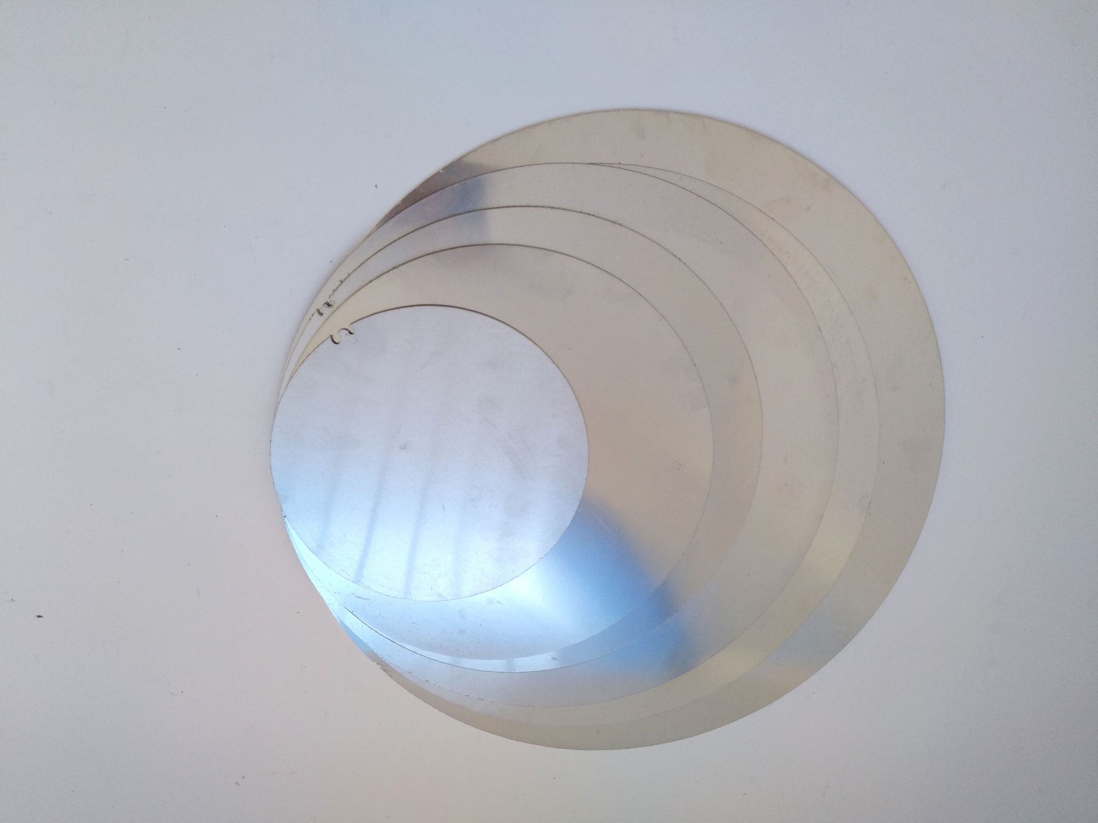 16" inch DIA. 395mm Aluminum Disc Circle Blank Plate Flat Sheet Round