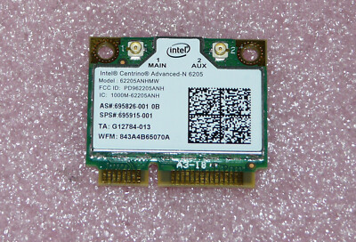 Intel Centrino Advanced-N 62205ANHMW WLAN Mini PCIe 802.11n Fujitsu Celsius H720