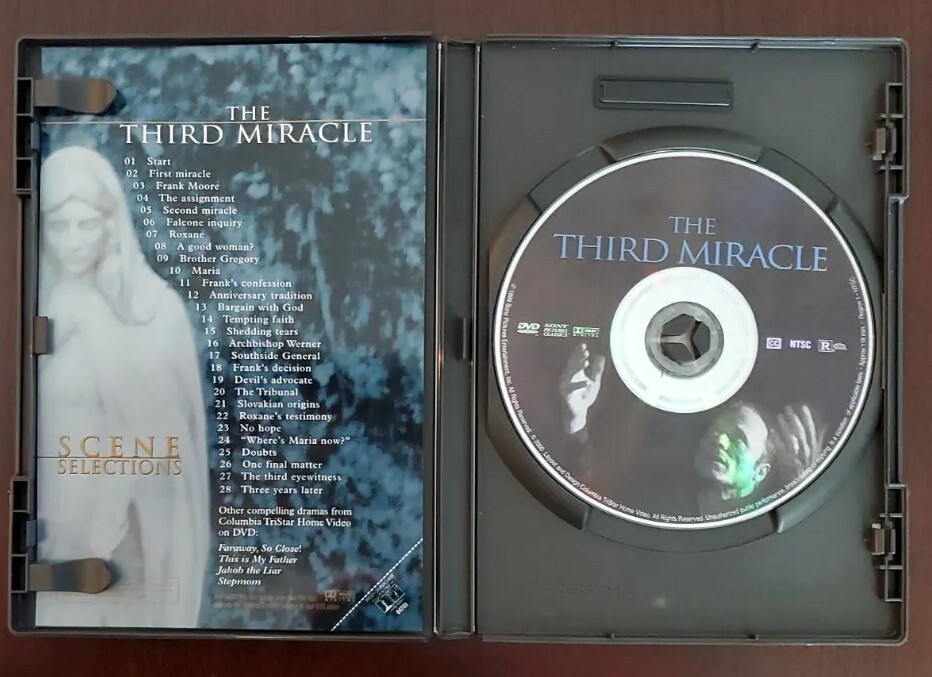 The Third Miracle (DVD 2000 Widescreen) Ed Harris Anne Heche Sofia