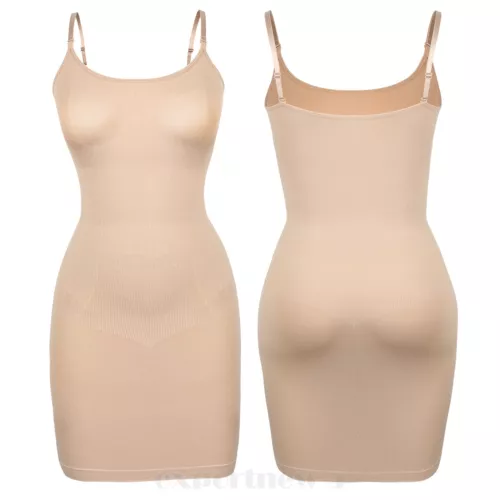 Seamless Shapewear Slips for Under Dresses Women Tummy Control Full Slip Shaper - Picture 20 of 33