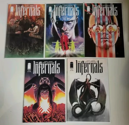 INFERNALS (2024) #1 2 3 4 5 VF+ COMPLETE ARC SET COVERS A (MR) IMAGE COMICS
