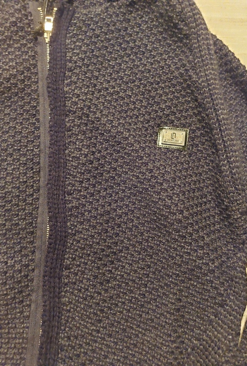 leif nelson Black Hooded Sweater with zipper | eBay