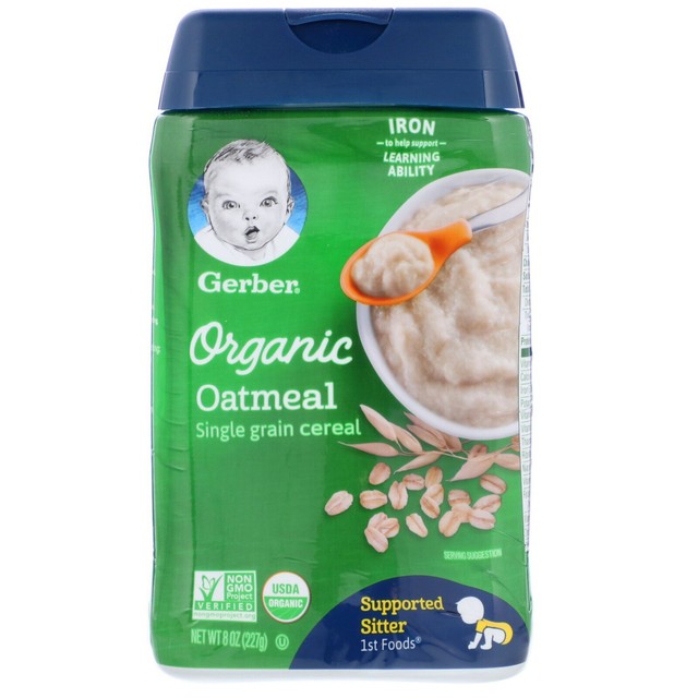 gerber oatmeal 8 oz