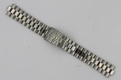 Original Tag Heuer 18 Mm Stainless Steel Watch Metal Bracelet