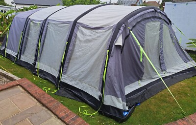 *REDUCED*Kampa Croyde Air Pro 6/built in ground sheet MANY extras as  listed UK