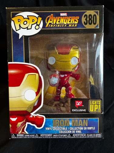 Funko Pop! Marvel Avengers Infinity War Iron Man Light Up Walgreens Excl. #380