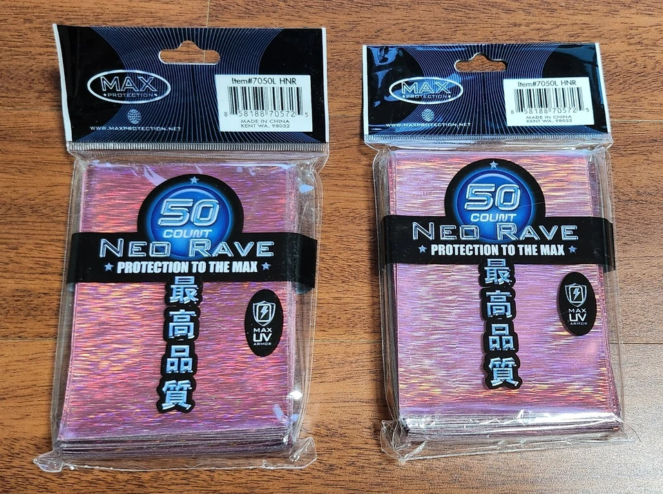 Max Protection Neo Rave Rosa, Mangas Vintage Muy Raras Foto 2 de 2