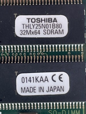 Toshiba Laptop RAM memory THLY12N01A80 32Mx64 SDRAM👀 | eBay