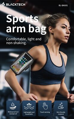 Sports Armband Phone Holder Arm Band Sweat Proof Exercise Running