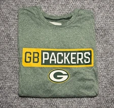 Green Bay Packers Long Sleeve Shirt NFL Polyester Green Men’s Size Medium NWOT