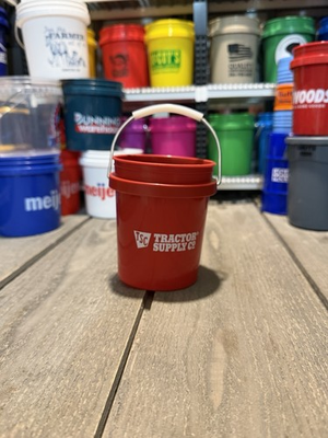 #ad #ad Red Tractor Supply Mini Bucket $5.00