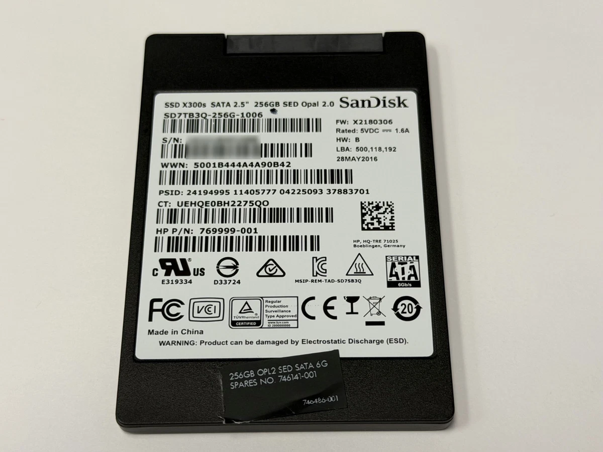 SanDisk 256 GB Solid State Drives for sale | eBay