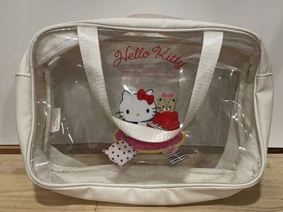 Clear 2023 Sanrio Hello Kitty Bag - Piano Theme Cosmetic Zipper Pouch 9 X 12 X 3