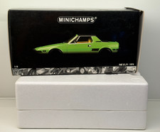 Minichamps 1:18 Fiat X1/9 – Lime Green – RARE Early Release – Boxed Discontinued