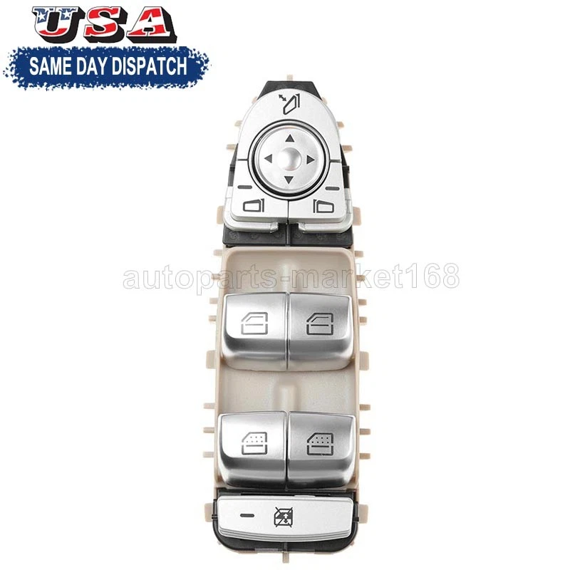 Interruptor de control de ventana eléctrica para Mercedes-Benz C300 C63 GLC300 2015-2017 Foto 2 de 4