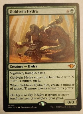 Goldvein Hydra Outlaws of Thunder Junction Regular Mythic NM+