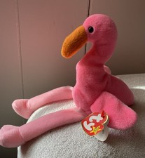 Ty Beanie Babies Pinky the Flamingo Plush Toy