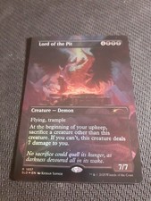 MTG - Lord of the Pit - Foil - Borderless - Kieran Yanner Secret Lair - Magic