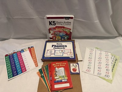 Abeka Homeschool Edition K5 Phonics Reading Writing Numbers Spiral *LOT*