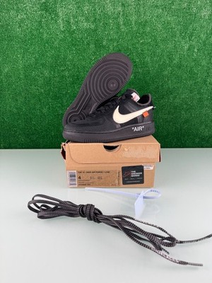 Size 4M/5.5W - Nike Air Force 1 Low x OFF-WHITE Black 2018 CLEAN!