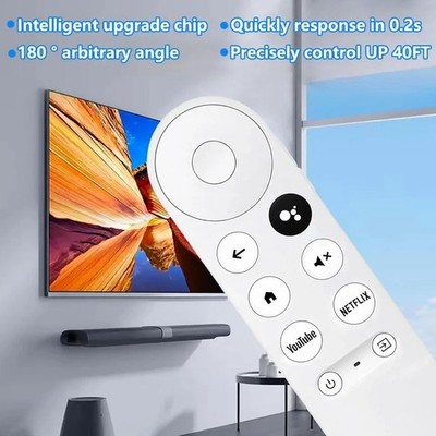 Google Chromecast 4K GZRNL Media Streamer White - Main Unit Only