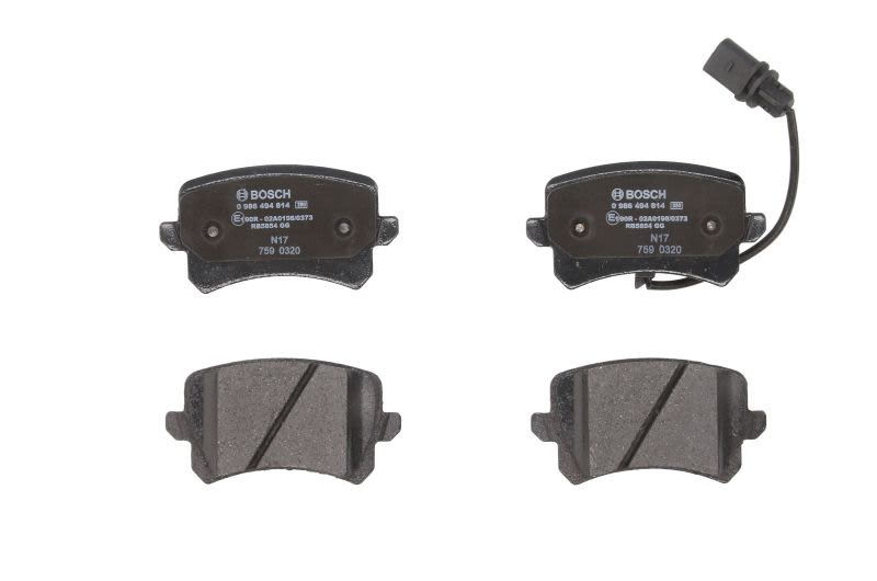 Plaquettes de frein BOSCH anti-bruit pour Audi Q3 2.5 2015-