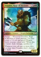 Vrondiss, Rage of Ancients #4 (Foil) (NM) Forgotten Realms AFC Magic MTG