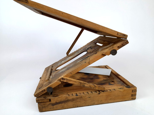 RARE Soviet 1920s Wooden Camera Negatives Retouching Editing Desk Handmade 1copy