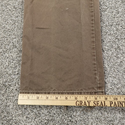 J Crew Pants Mens 34X32 Brown Chino Trousers Broken In Straight Skate Grunge Y2K - Picture 4 of 18