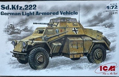 ICM Nr.: 72411 , Sd. Kfz. 222 German Light Armored Vehicle
