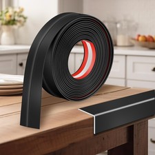 1.6 Inch x 40 Feet Wall Corner Protector Peel and Stick Corner Trim Molding S...