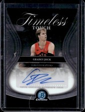 2025-26 Bowman Gradey Dick Timeless Touch Signatures Chrome Auto #TTA-GD Raptors
